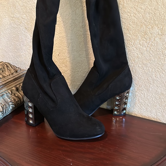 NWOT Carlos Quantum thigh high boots - Picture 6 of 13
